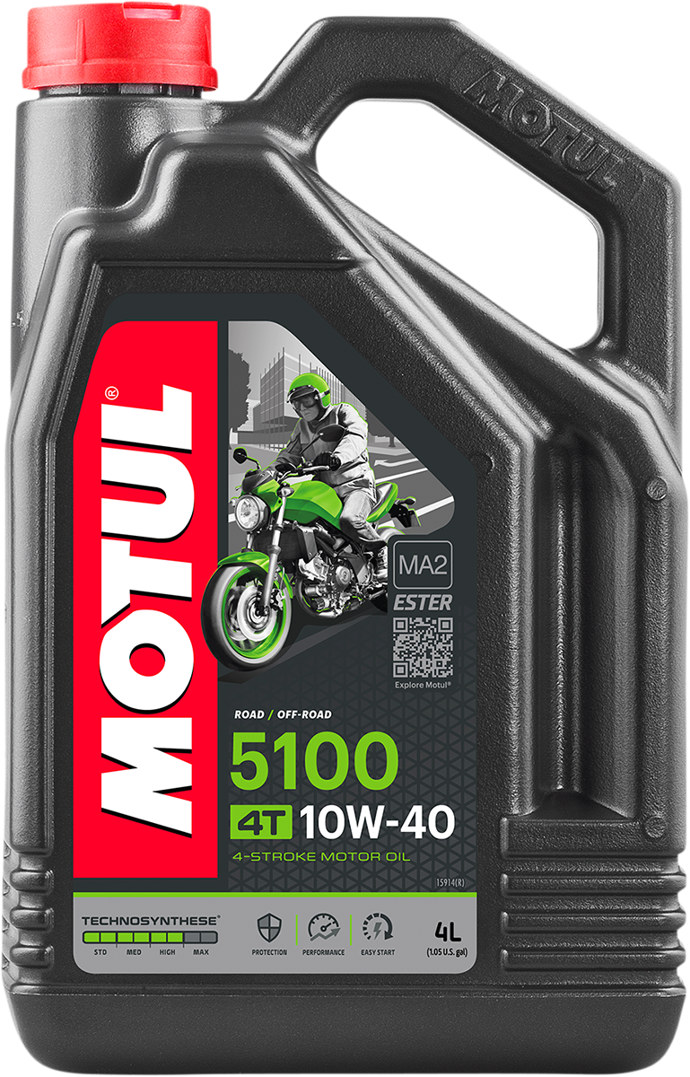 Motul 5100 4T Synthetic Blend Oil - 10w-40 - 4L