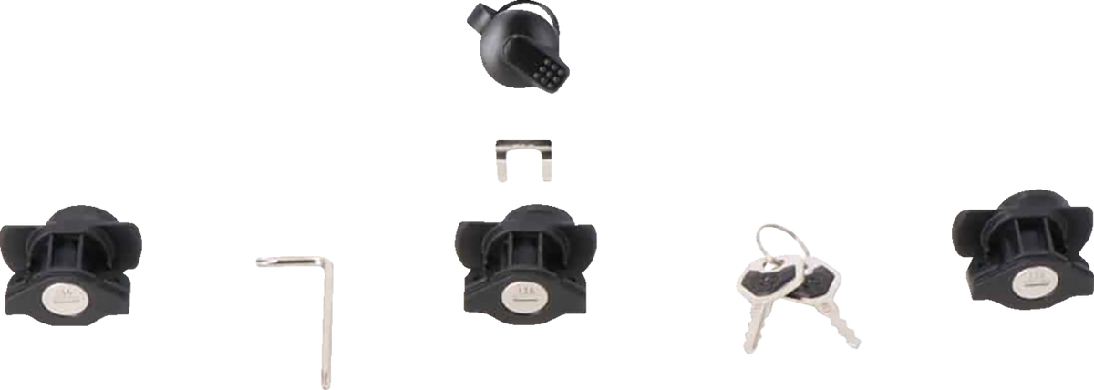 SW-Motech DUSC Lock Set - 3 Locks + 1 TRAX Lock Set
