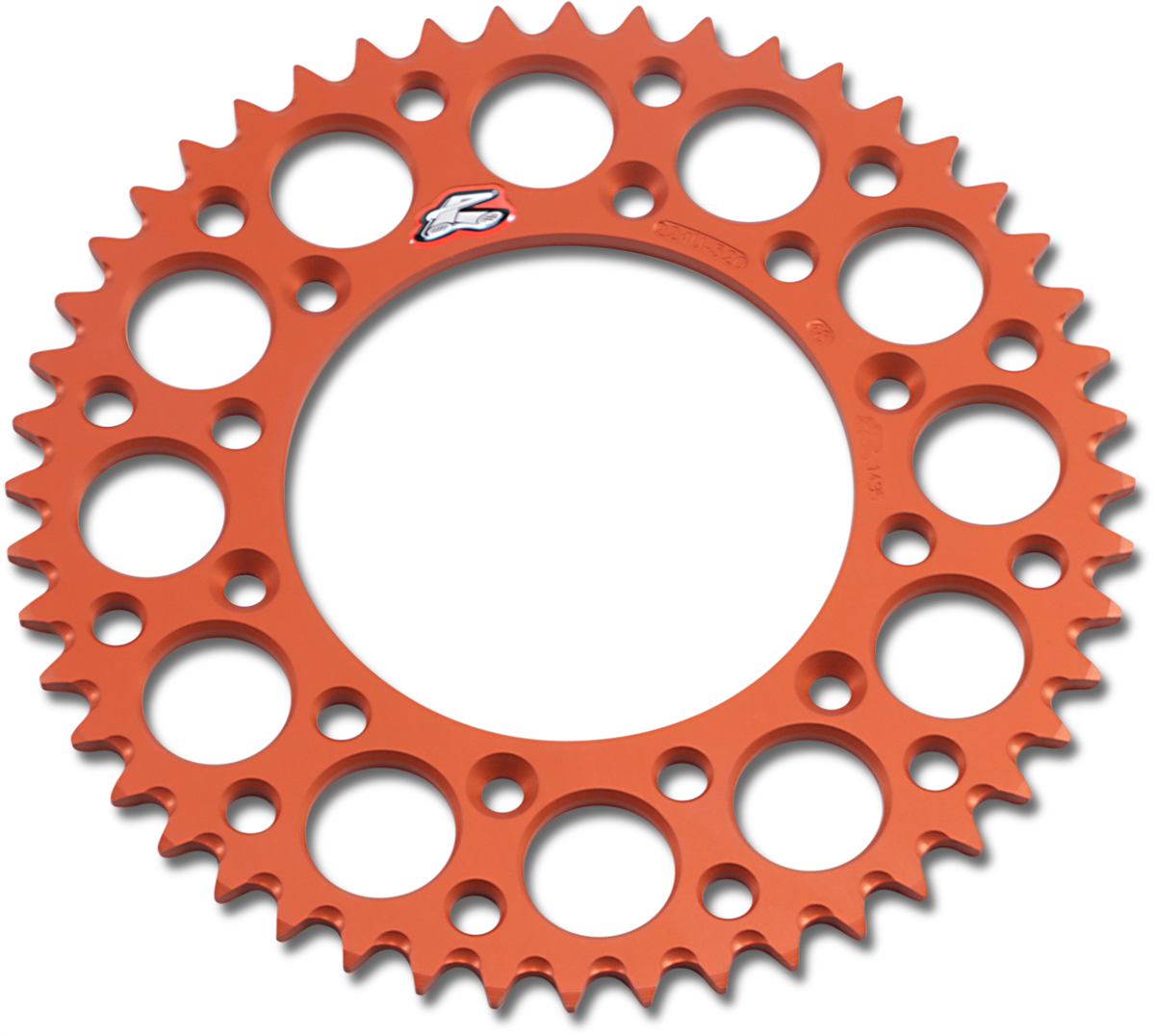 Renthal Rear Sprocket - Aluminum - 48 Tooth - Orange
