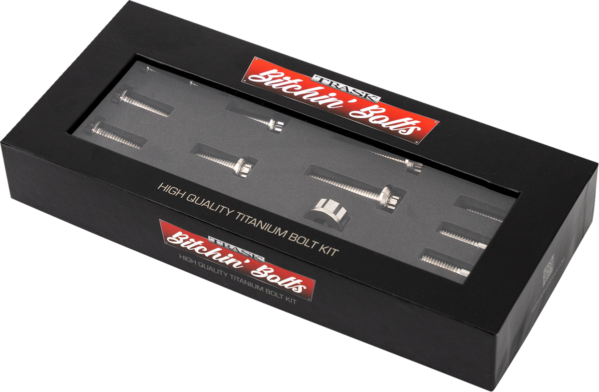 Trask Bitchin' Bolts Hardware Kit - Titanium - M8 - Motor Mount
