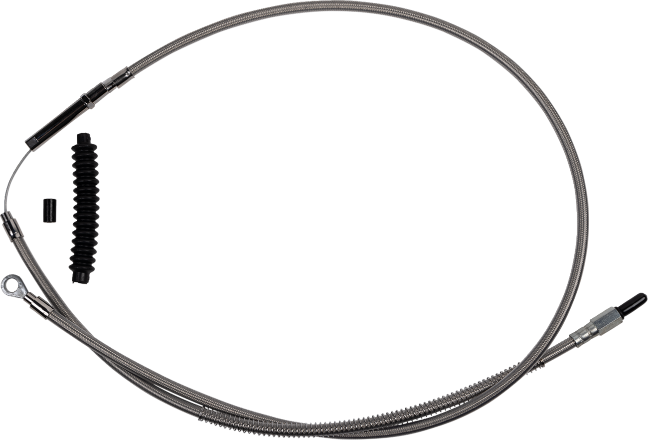Barnett High-Efficiency Stainless Steel Clutch Cable For Harley-Davidson - Standard - '21-'24 FL