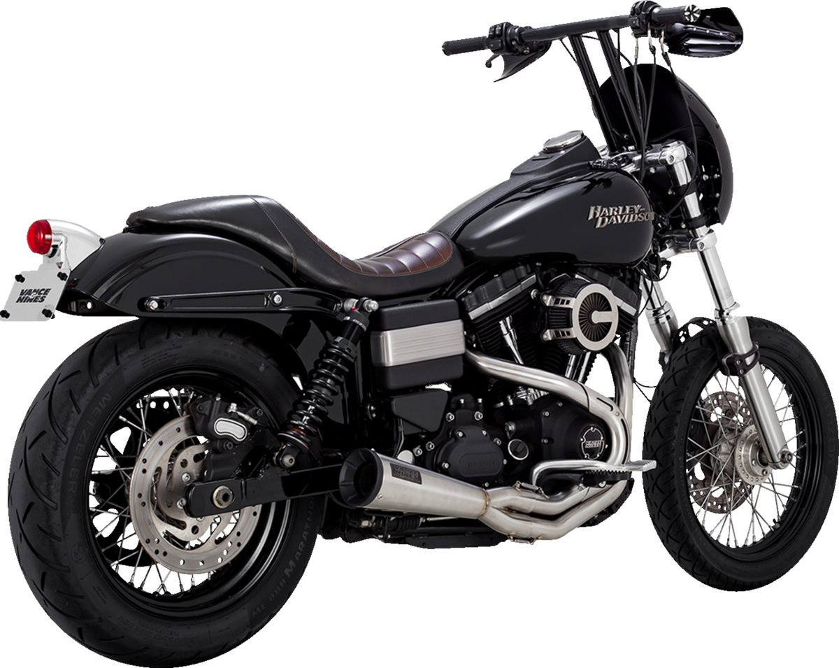Vance & Hines 2-Into-1 Upsweep Exhaust System - Brushed