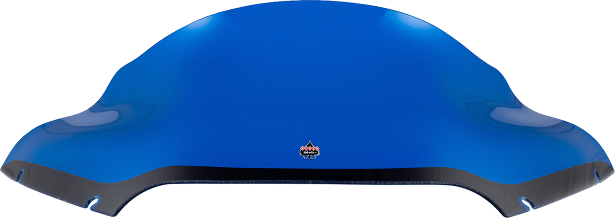 Klock Werks Kolor Flare® Windshield - 9" - Blue - '15-'25 FLTR