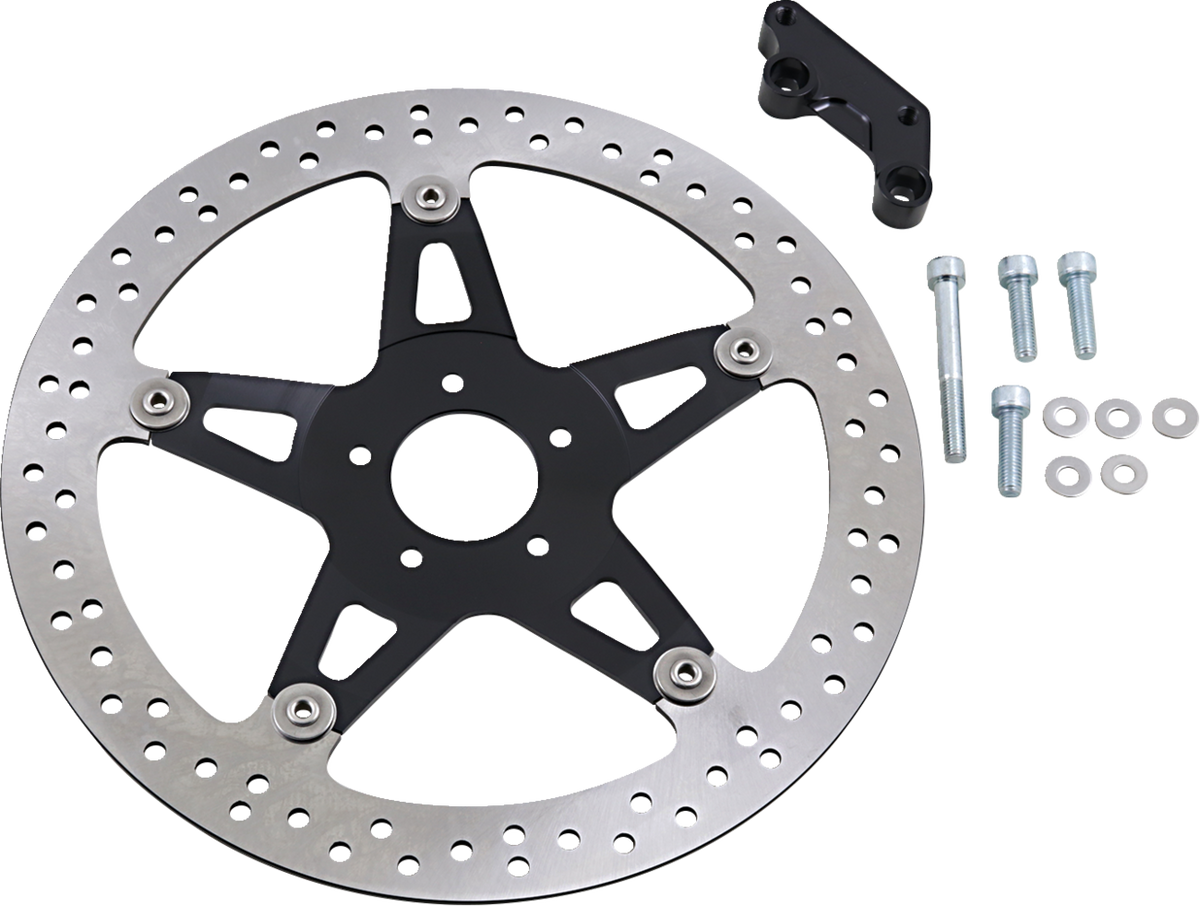 Arlen NESS Big Brake Rotor - 14" - Front Left - Touring