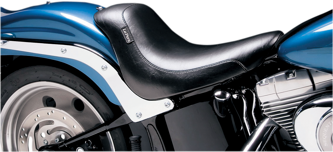 Le Pera Silhouette Solo Seat - Smooth - Black - FL/FX '06-'17