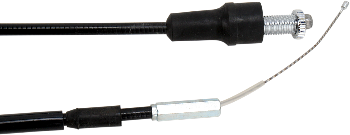 Motion Pro Black Vinyl Throttle Cable - Pull - +2" - '09-'24 YFZ450