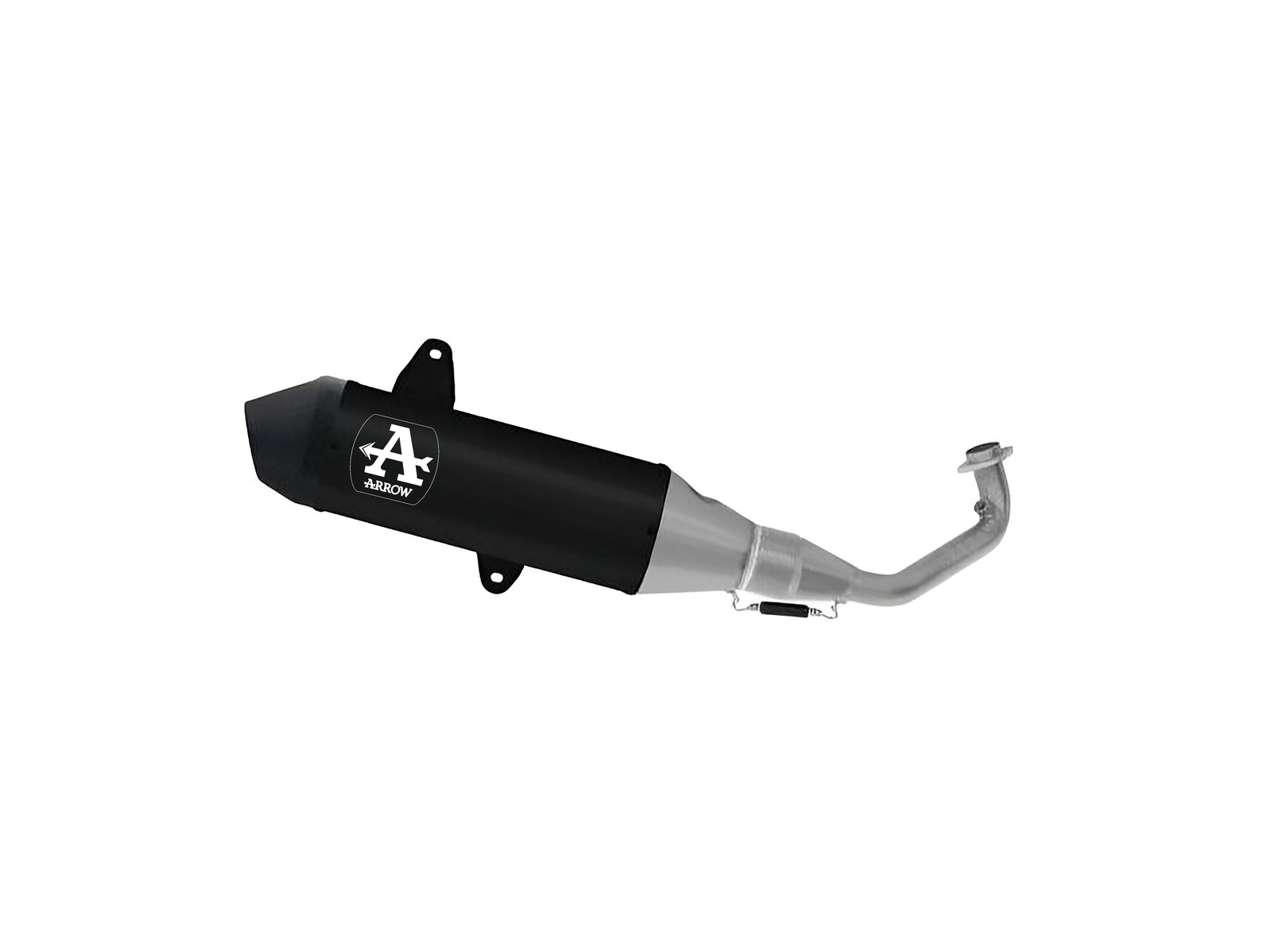 53551AKN Homologated Full System With Urban Aluminium Dark Slip On With Carbon End Cap