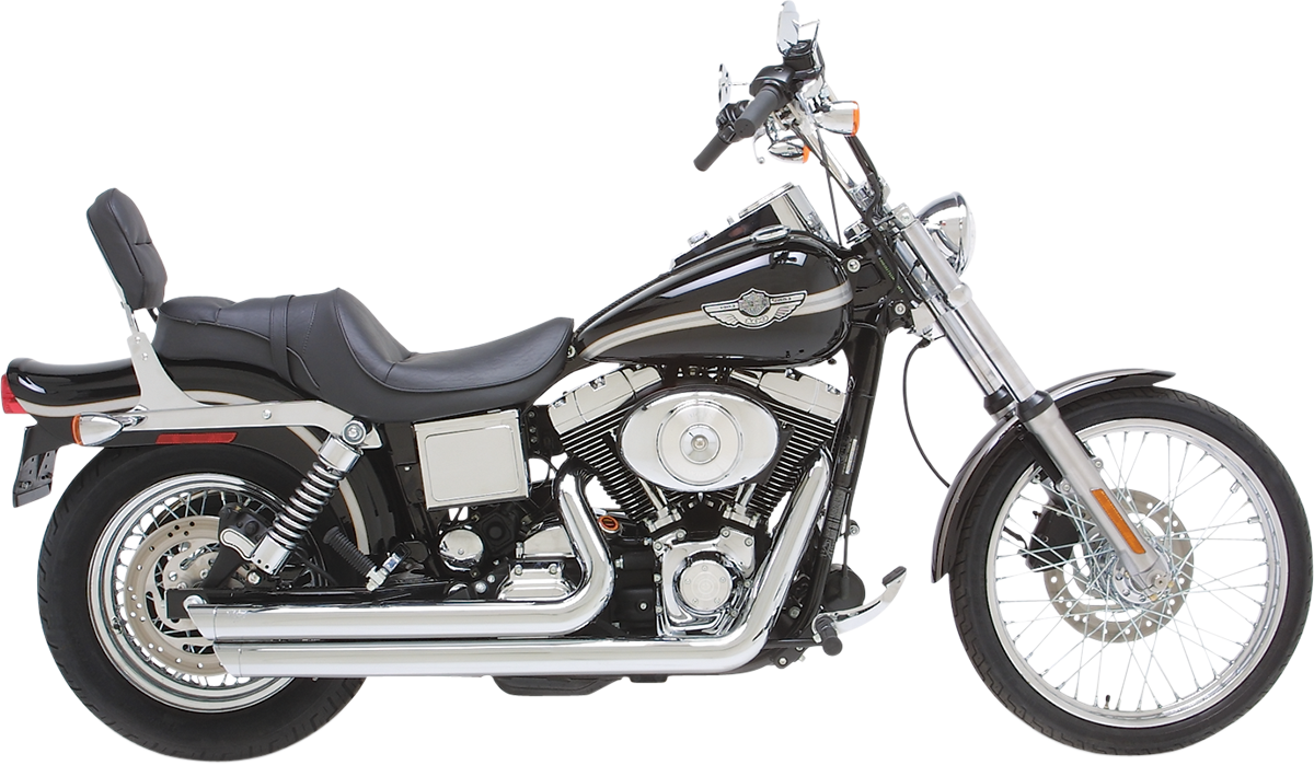 Vance & Hines Big Shots Staggered Exhaust System - Chrome - Dyna