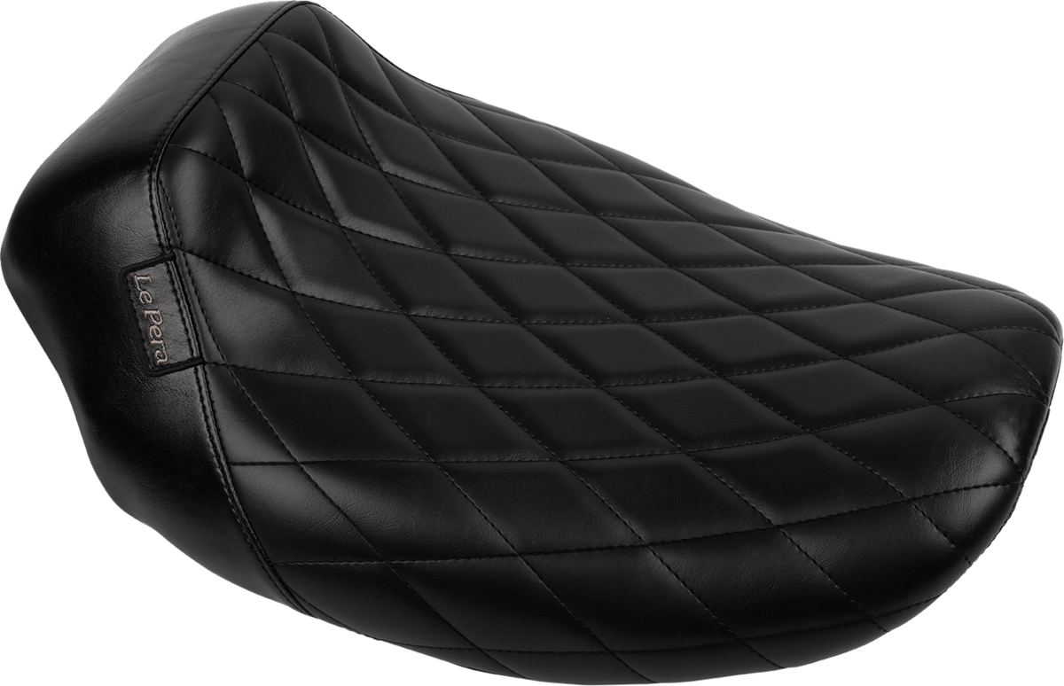 Le Pera Bare Bones Solo Seat - Diamond Stitch - FLH/FLT '23-'25