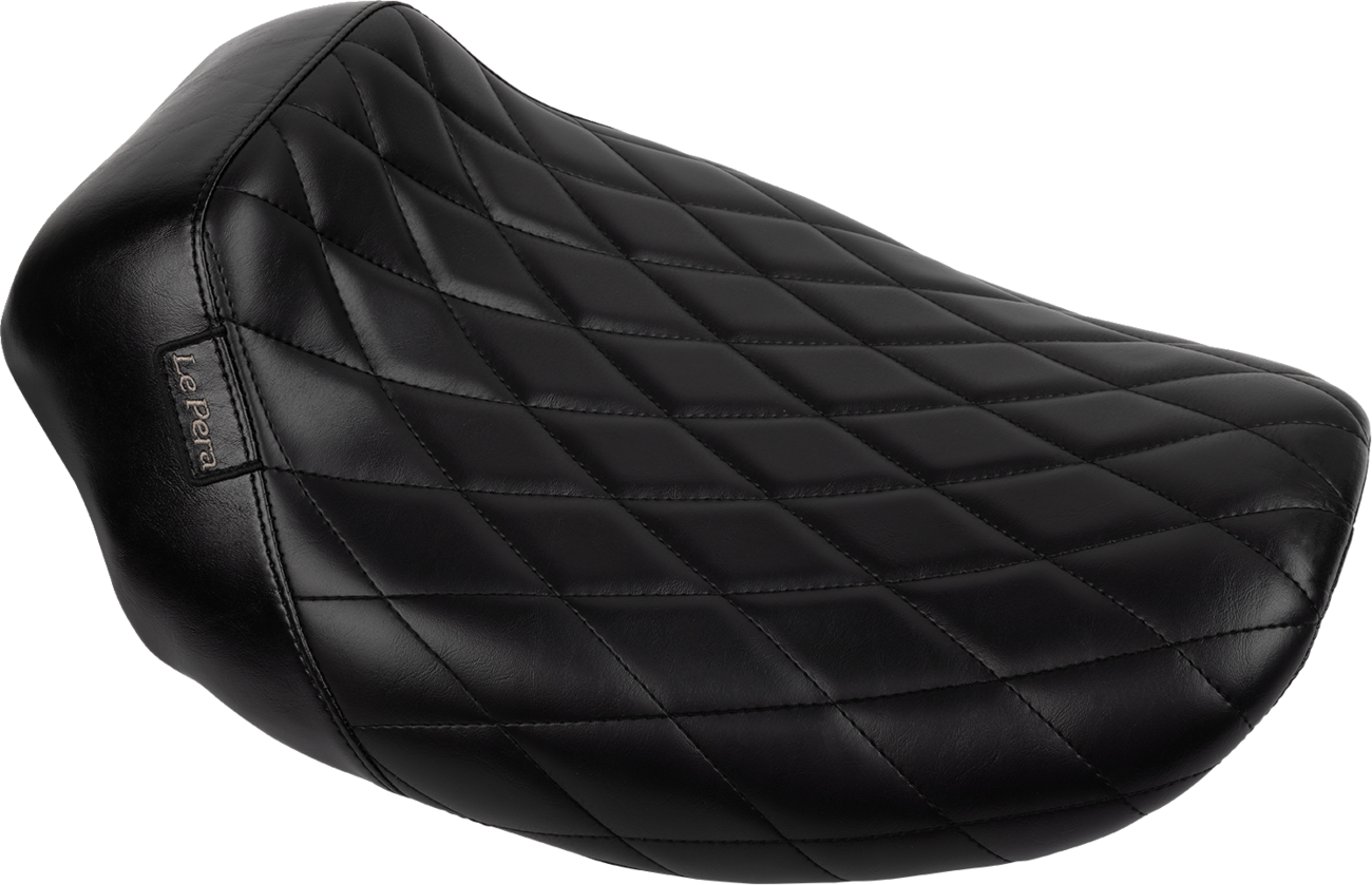 Le Pera Bare Bones Solo Seat - Diamond Stitch - FLH/FLT '23-'25