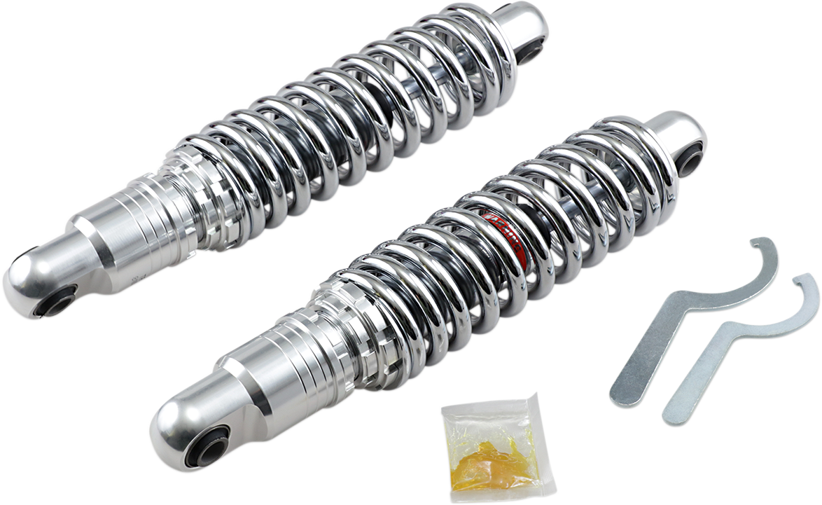 Drag Specialties Shocks Premium Ride-Height Adjustable Shocks - 13" - Heavy Duty - Chrome