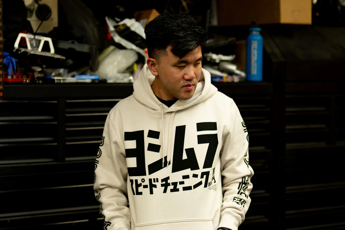 Yoshimura Speed Tuning Pull Over Hoodie Bone