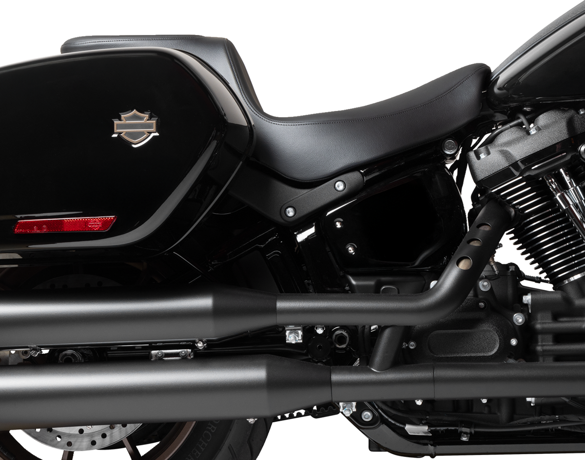 Drag Specialties Seats Predator 2-Up Seat - Solar Leather - Smooth - FLSB/FXLRS '18-'24
