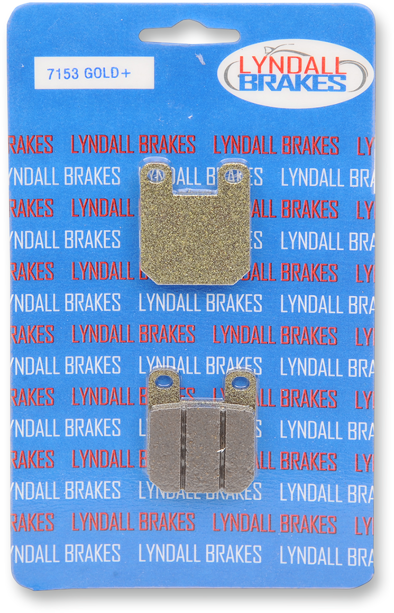 Lyndall Racing Brakes LLC Brake Pads - Gold+ PM 2 Piston