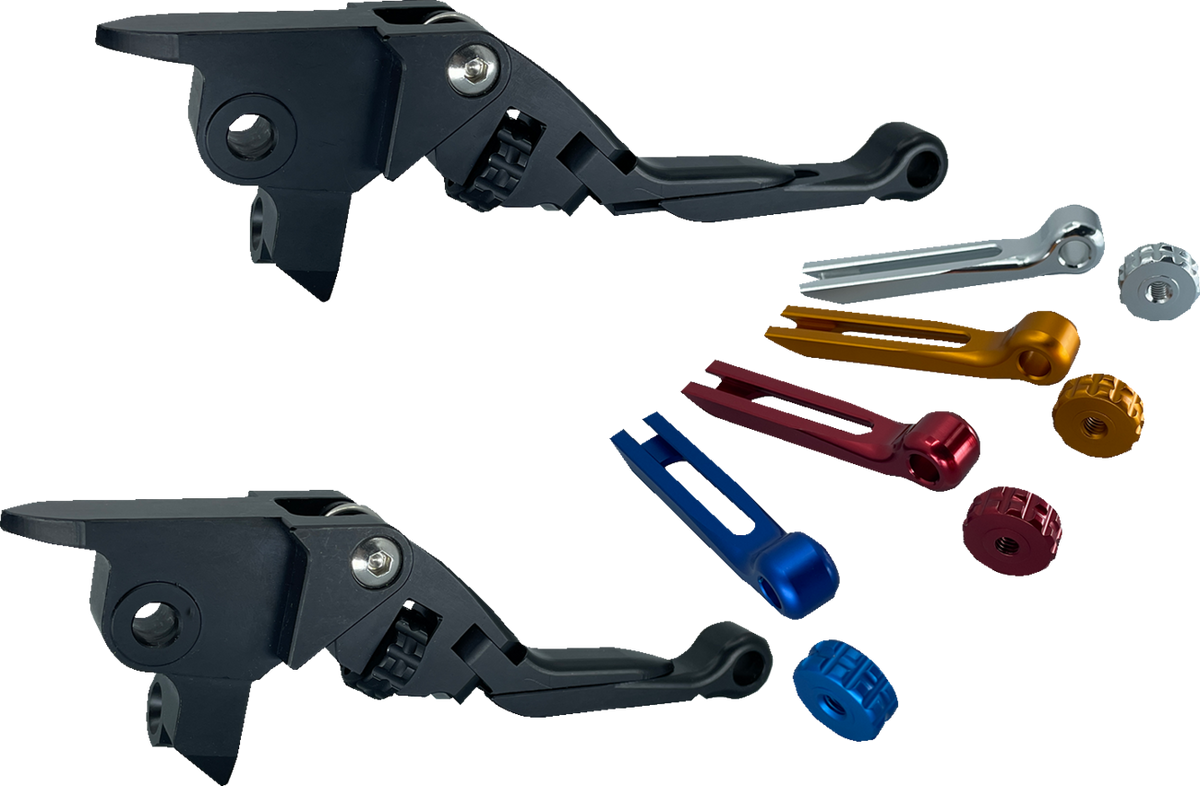 PSR Anthem Pro Adjustable Lever Set For Harley Models - Black