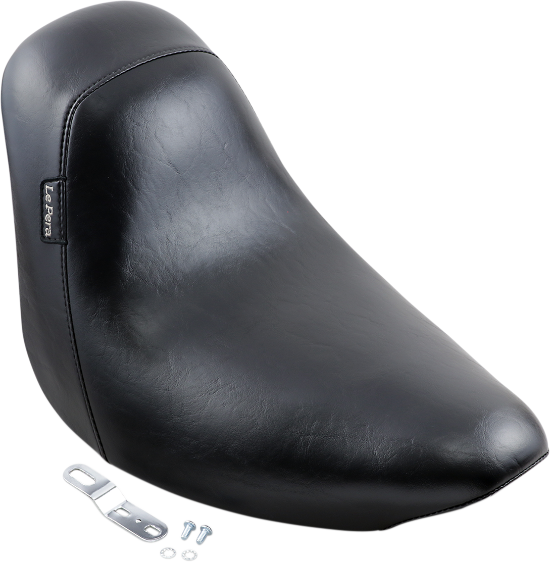 Le Pera Bare Bones Solo Seat - Smooth - Black - FXST '06-'17