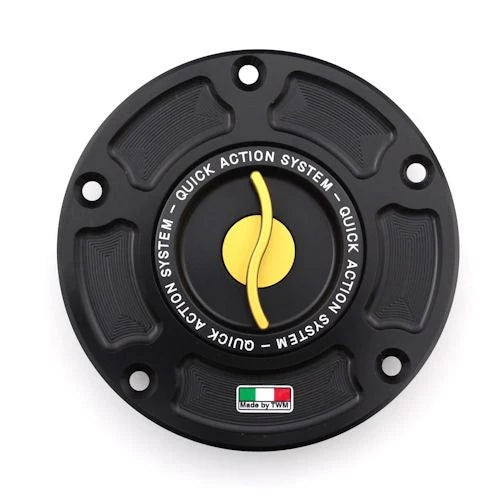 TWM Quick Action CNC Aluminum Gas Cap For Ducati - TDPR.06 - Gold