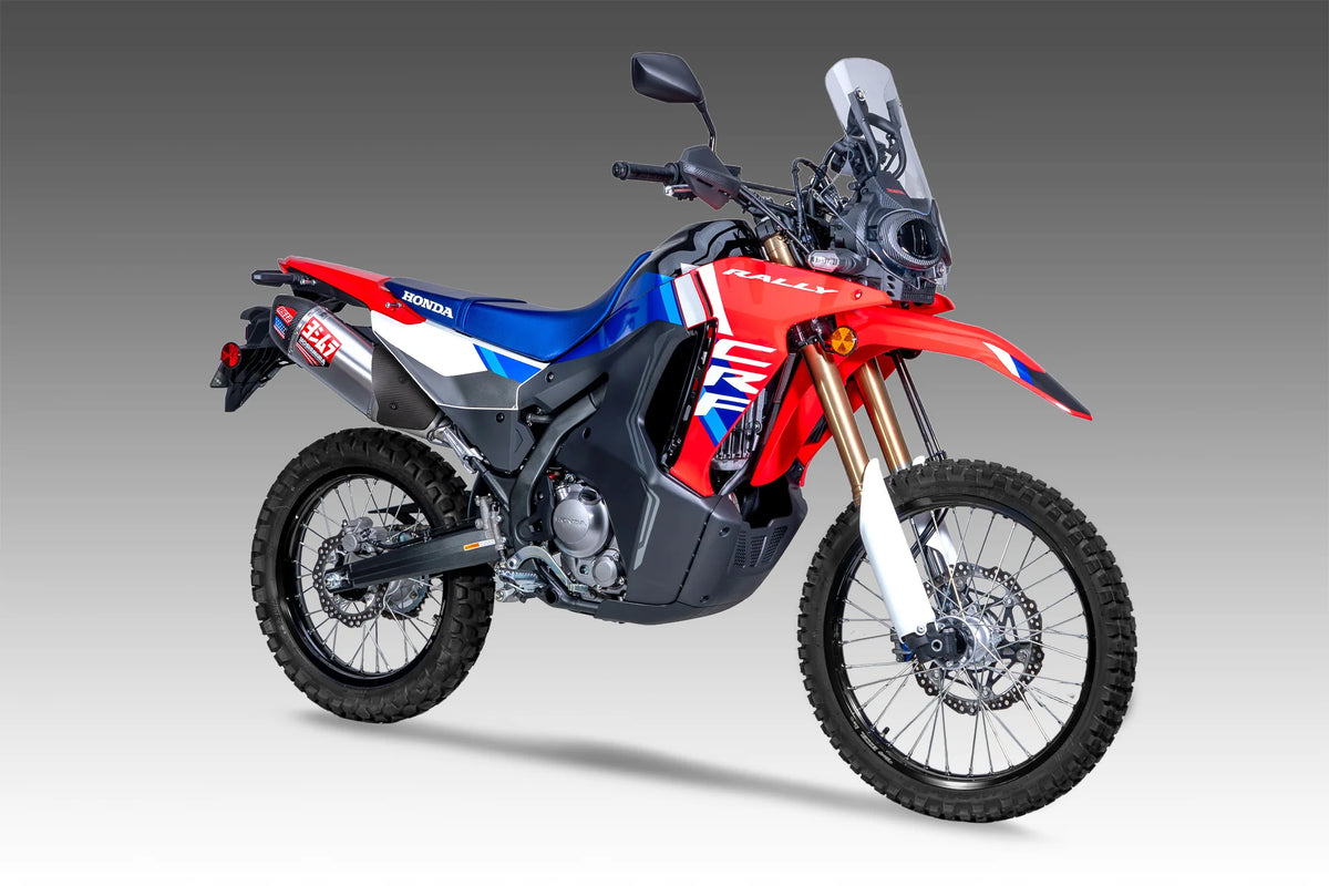 Yoshimura CRF300L/Rally 21-26 Race RS-12 Stainless Full Exhaust, W/ Stainless Muffler