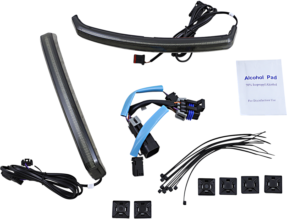 Custom Dynamics Saddle Bag Lights - Smoke Lens - Indian
