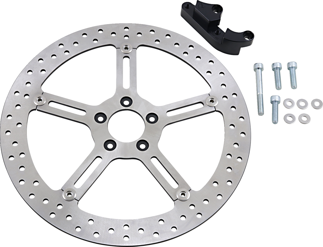 Arlen NESS Big Brake Rotor - 15" - Front Right - Harley-Davidson