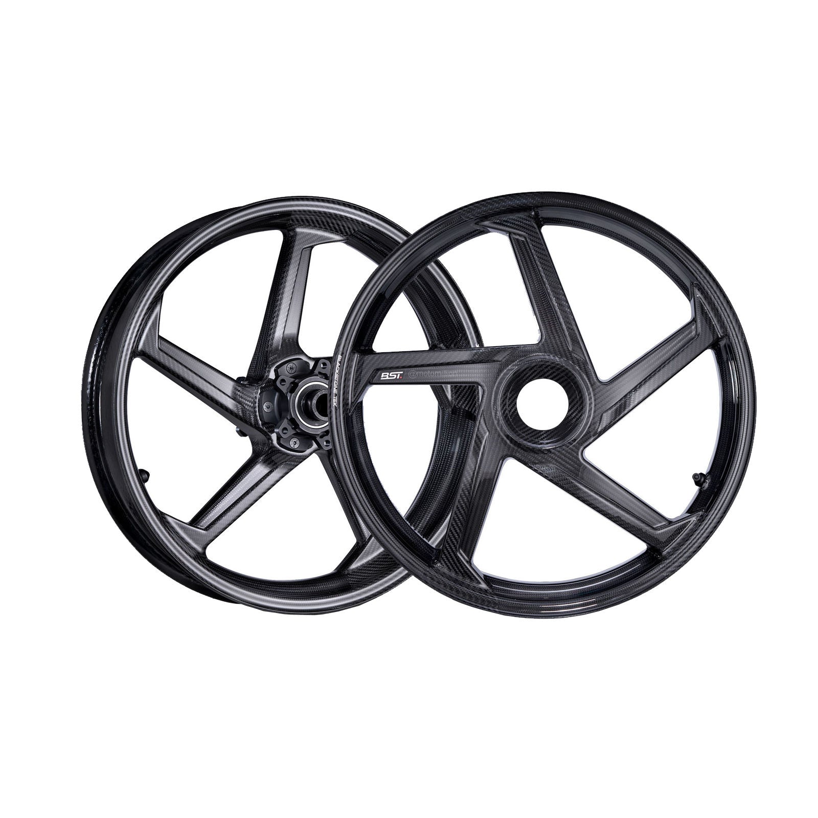 BST Star TEK Carbon Fiber Wheel Set for Panigale V4 V4S V4R