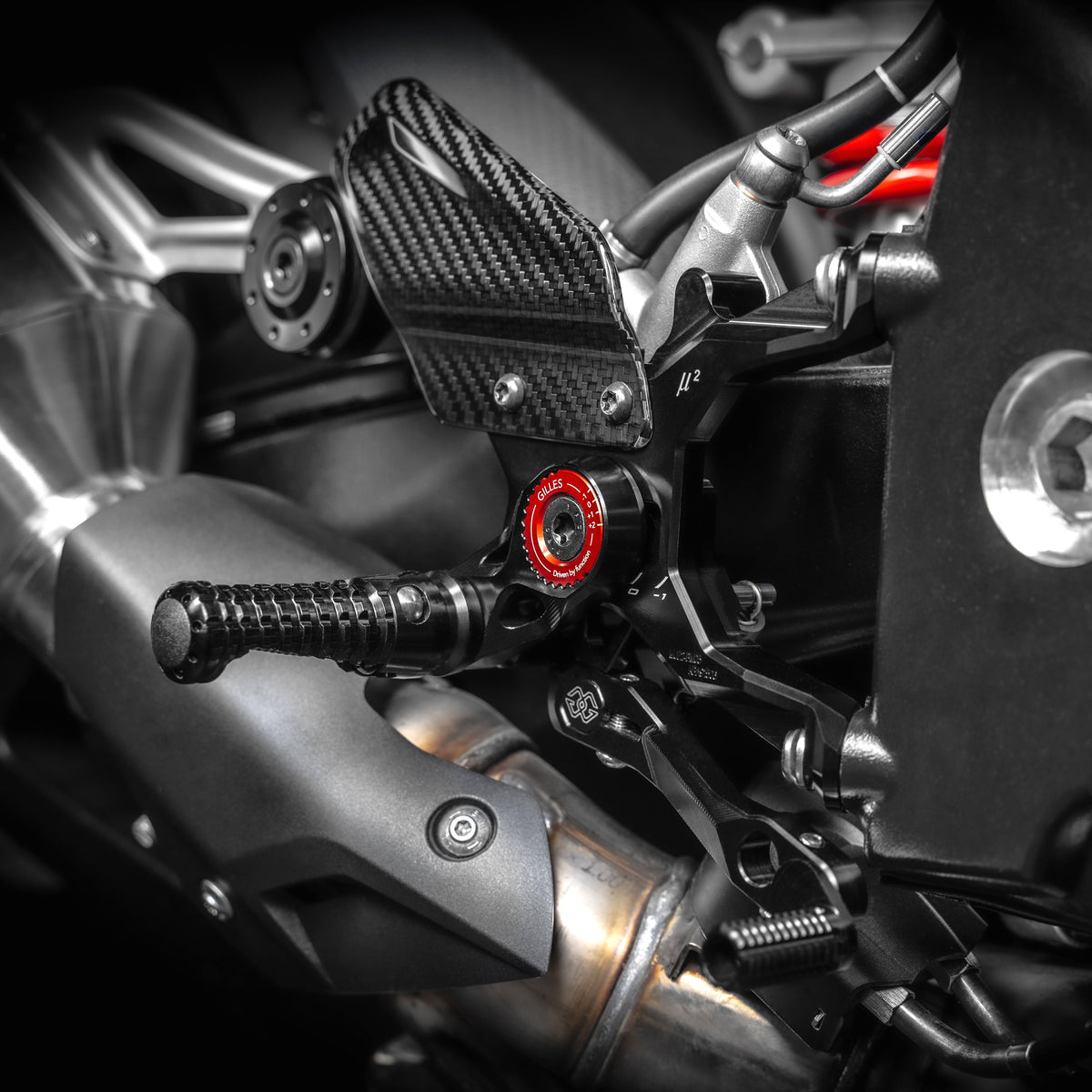 Gilles Tooling MUE2 Adjsutable Racing Rear Sets For BMW S1000R K63