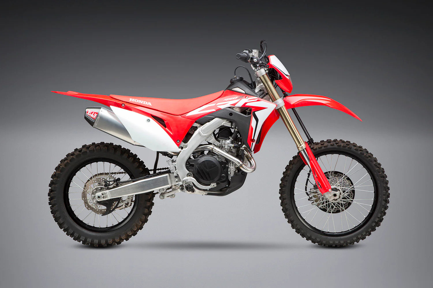 Yoshimura CRF450X 19-26 RS-4 Stainless Full Exhaust, W/ Aluminum Muffler
