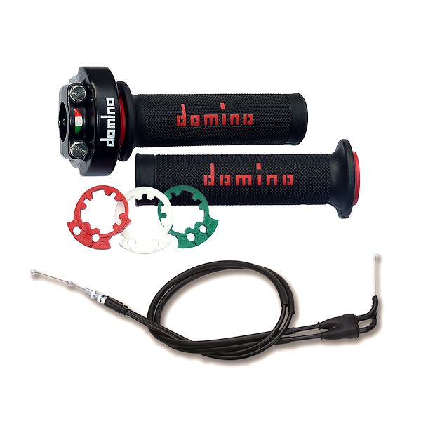 Domino XM2 Black Quick Action Throttle Kit for Yamaha R1 R1S R1M