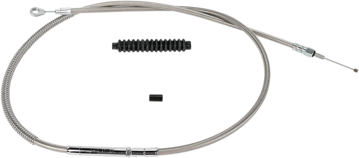 Barnett High-Efficiency Stainless Steel Clutch Cable For Harley-Davidson - Standard - '87-'99
