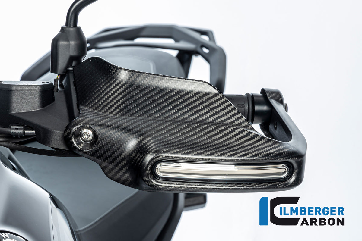 Ilmberger Carbon Handguard For Turn Signals Left BMW R 1300 GS - Matte / Twill