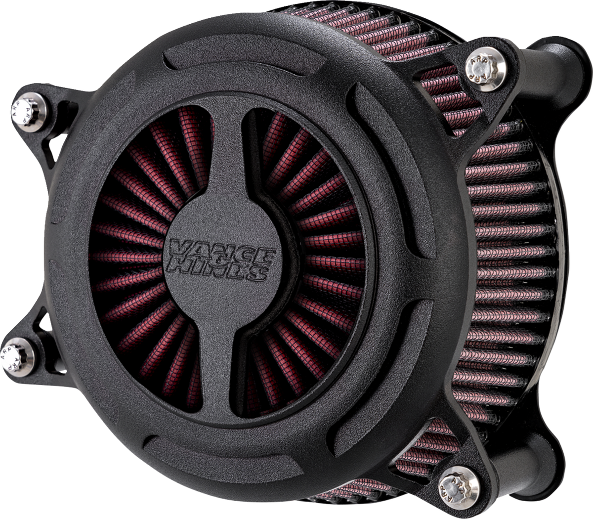 Vance &amp; Hines VO2 Blade Air Intake - Black Wrinkle