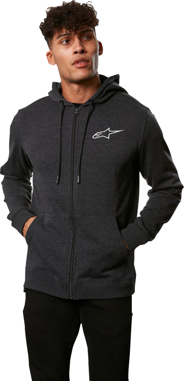 Alpinestars Ageless Chest Zip Hoodie - Charcoal - 2XL