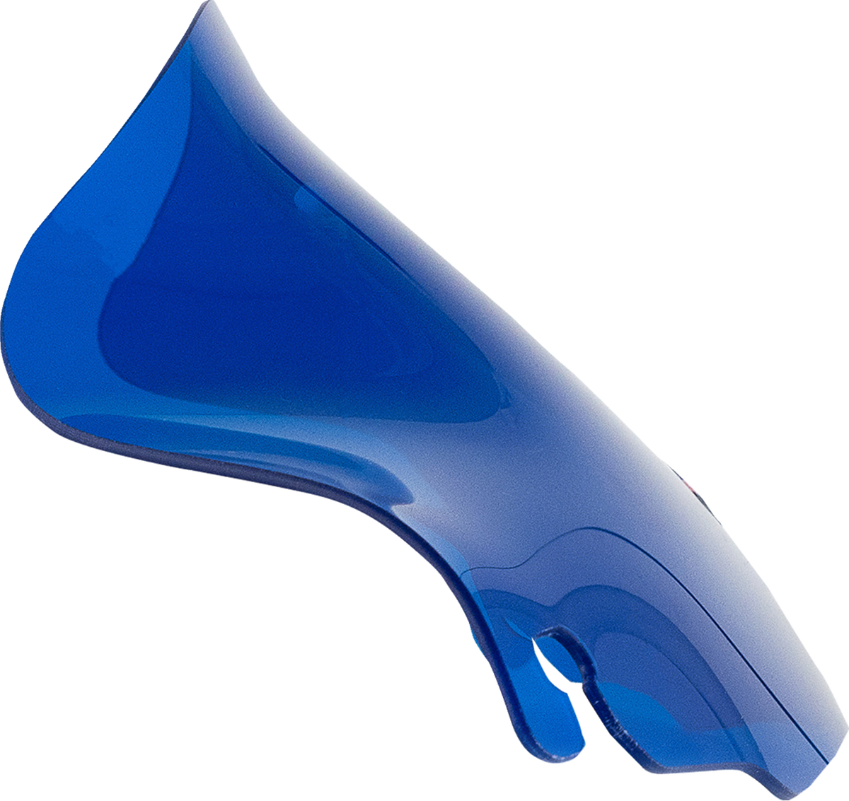 Klock Werks Kolor Flare® Windshield - 6-1/2" - Blue - '96-'13 FLHT/FLHX