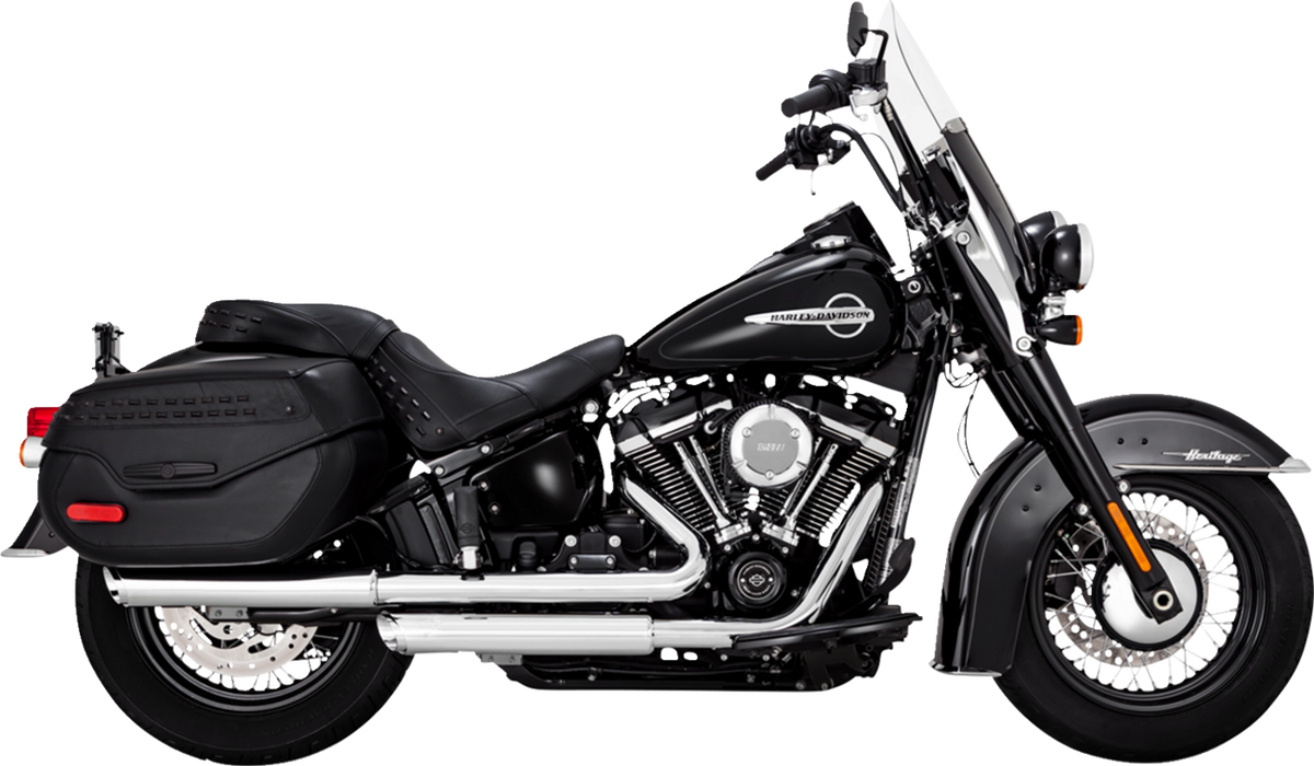 Vance &amp; Hines 3" Twin Slash Slip-On Muffler - Chrome