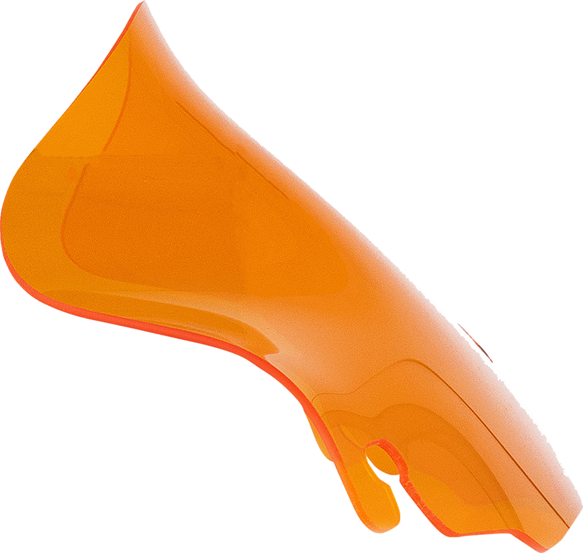 Klock Werks Kolor Flare® Windshield - 6-1/2" - Orange - '96-'13 FLHT/FLHX