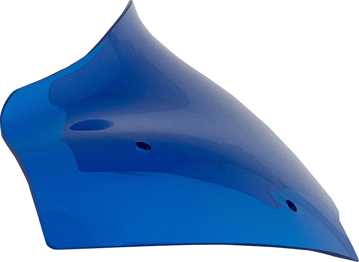 Klock Werks Kolor Flare® Windshield - 8" - Blue - '23-'25 FLTRX