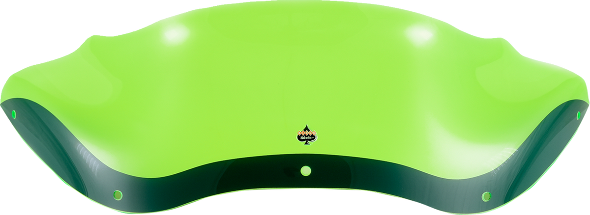Klock Werks Ice Flare® Windshield - 8" - Green Ice - '98-'13 FLTR