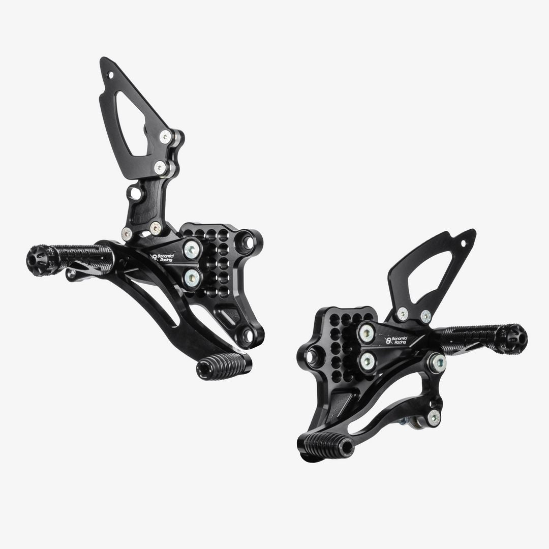 Bonamici Racing Adjustable Rearsets - Yamaha YZF R3 - R25