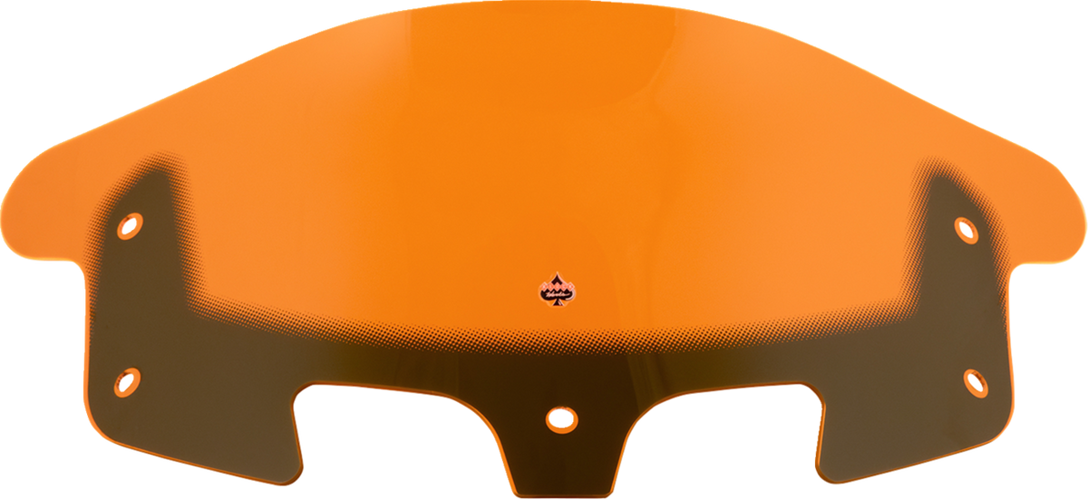 Klock Werks Ice Flare® Windshield - 10" - Orange Ice - '14-'26 Indian