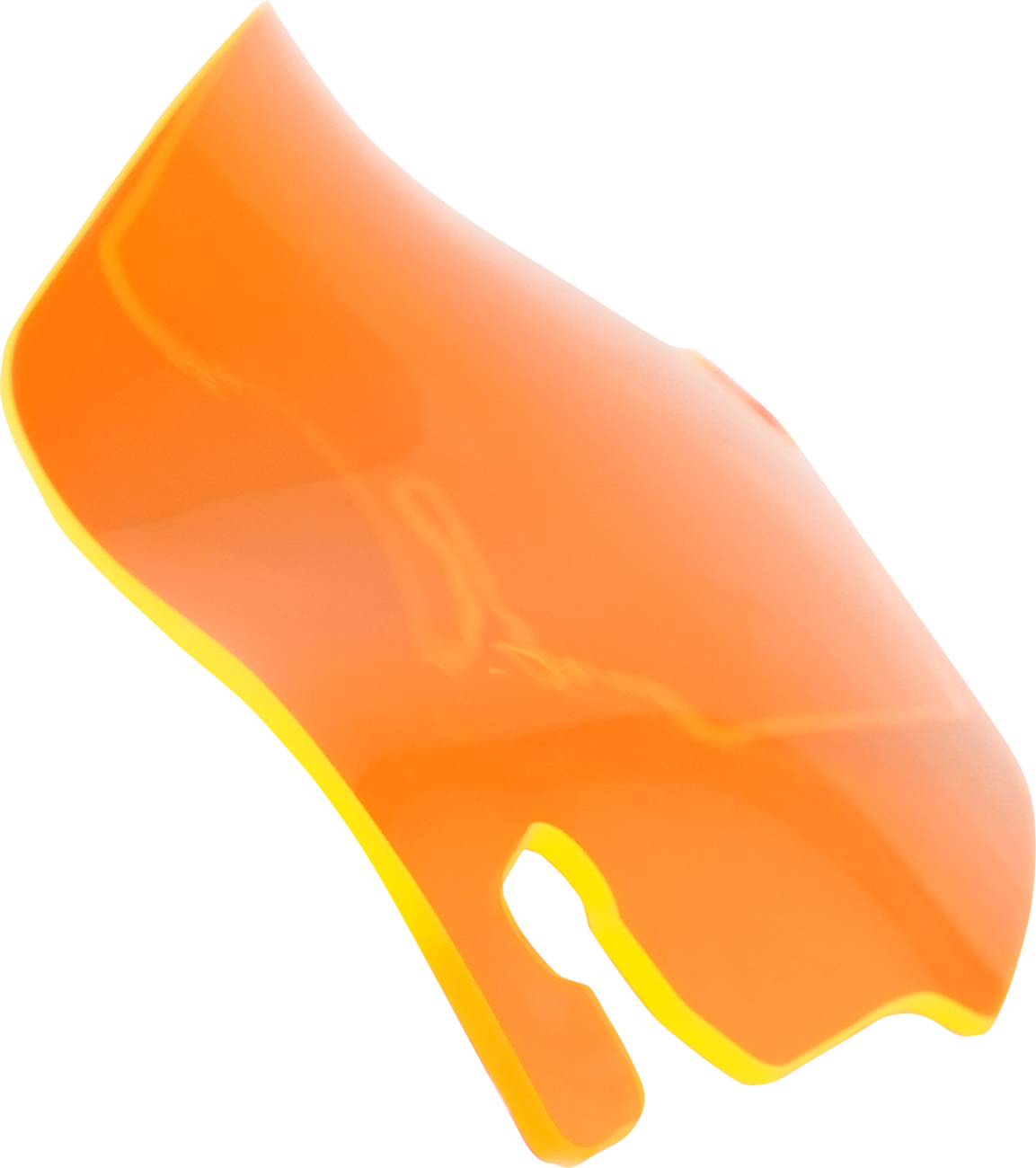 Klock Werks Ice Flare® Windshield - 3-1/2" - Orange Ice - '96-'13 FLHT/FLHX