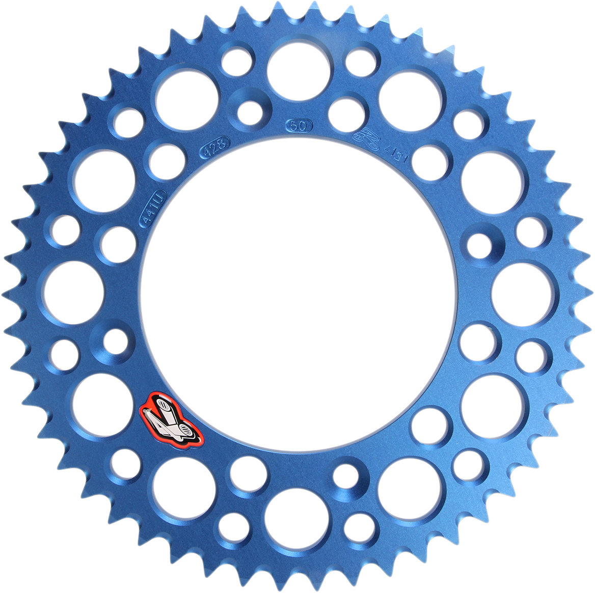 Renthal Rear Sprocket - Aluminum - 50 Tooth - Blue - Gas Gas/Husqvarna/KTM