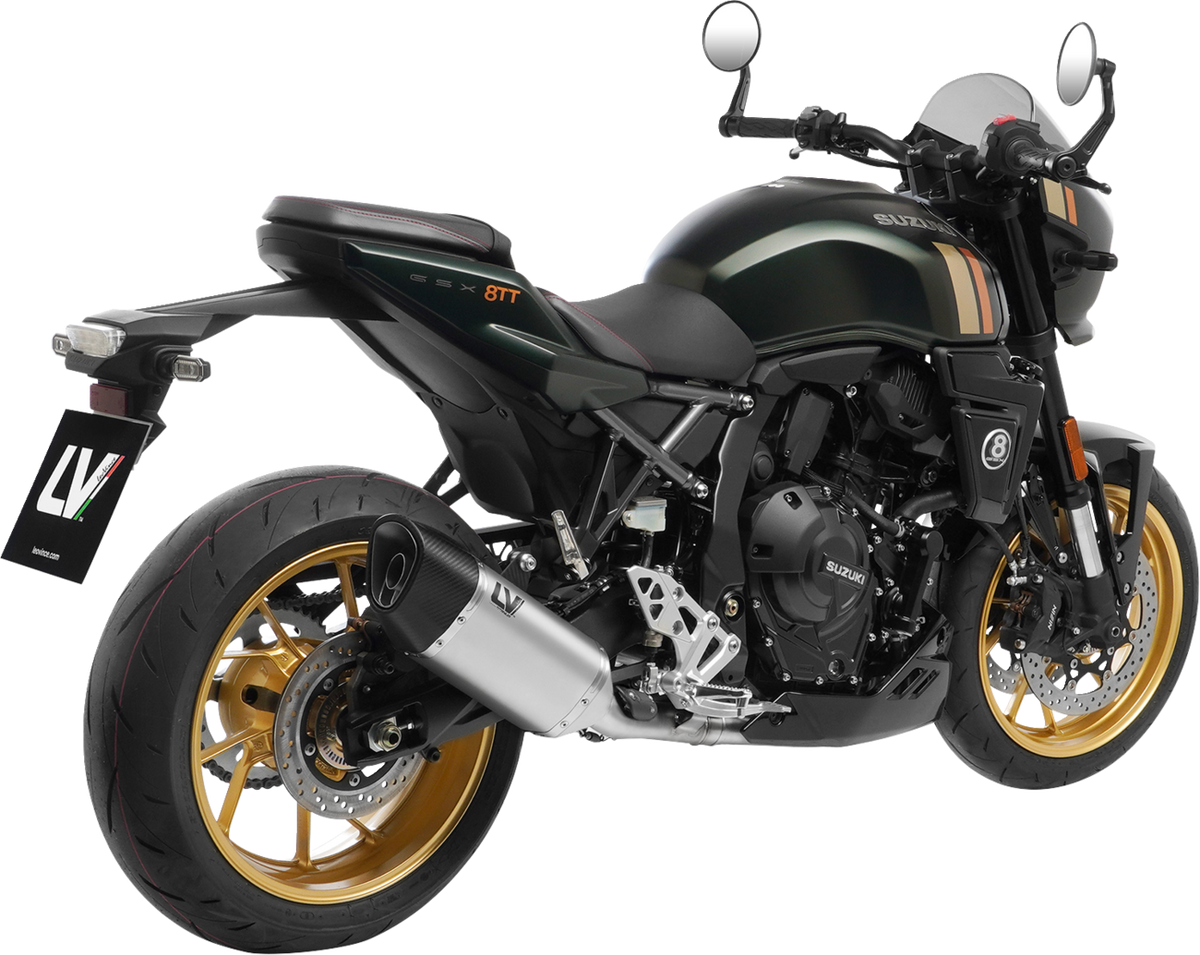 LeoVince 2-Into-1 LV-14 R Exhaust System - Natural / Titanium / 10.71 lb