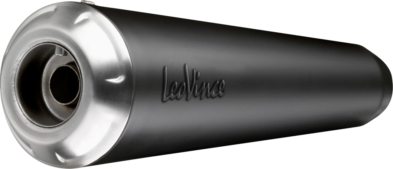 LeoVince Classic Racer Black Edition Slip-On Muffler