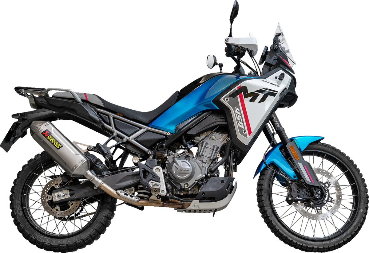 Akrapovic Slip-On Line Muffler - Titanium - CFMOTO 450 MT/IBEX 450