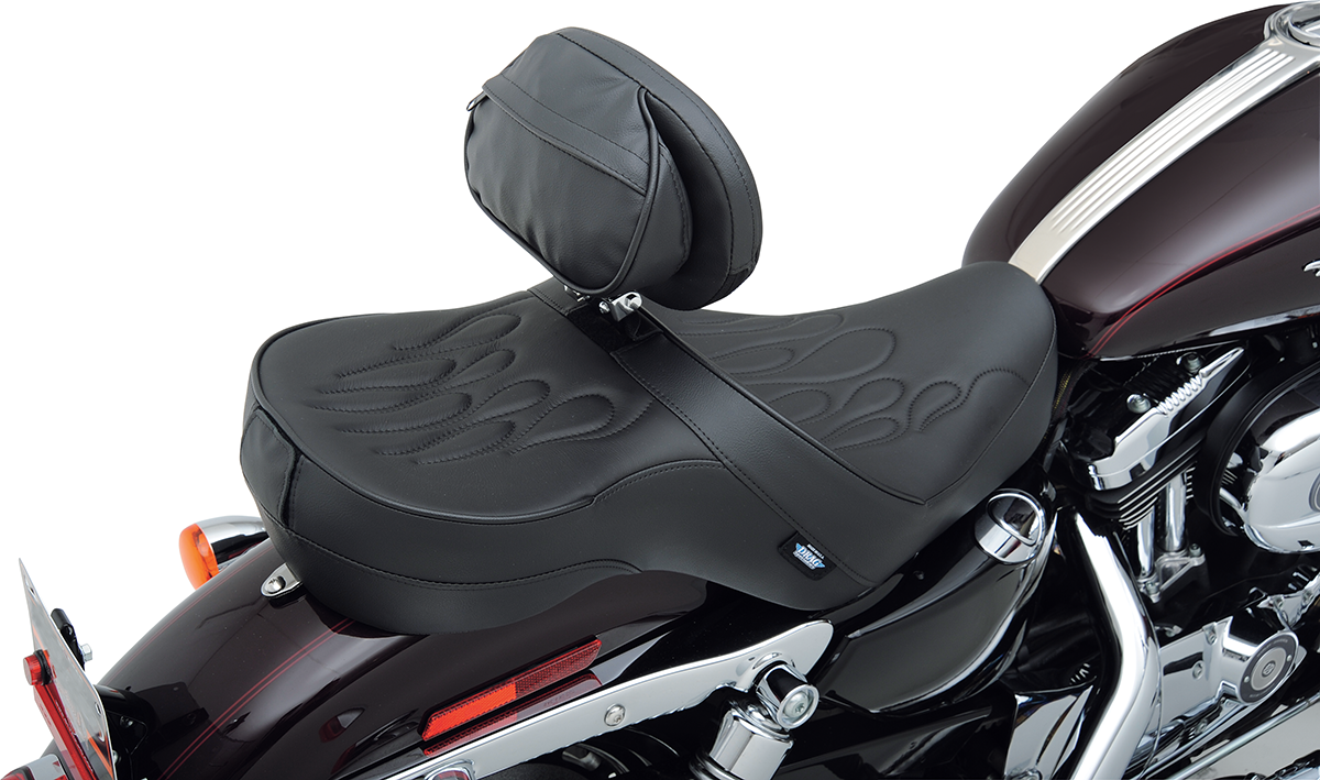 Drag Specialties Seats EZ Glide II™ Convertible Backrest - Solar Reflective - With Pouch And Rain Cover