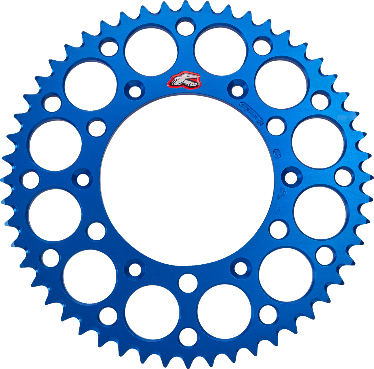 Renthal Rear Sprocket - Aluminum - 52 Tooth - Blue