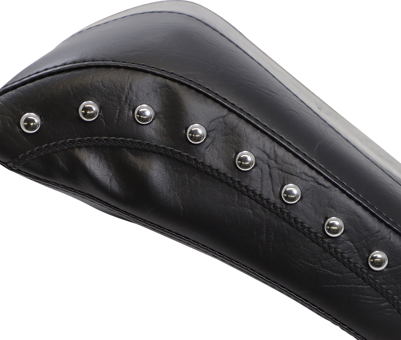Mustang Wide Rear Seat - Studded - Black - FLST '05-'17
