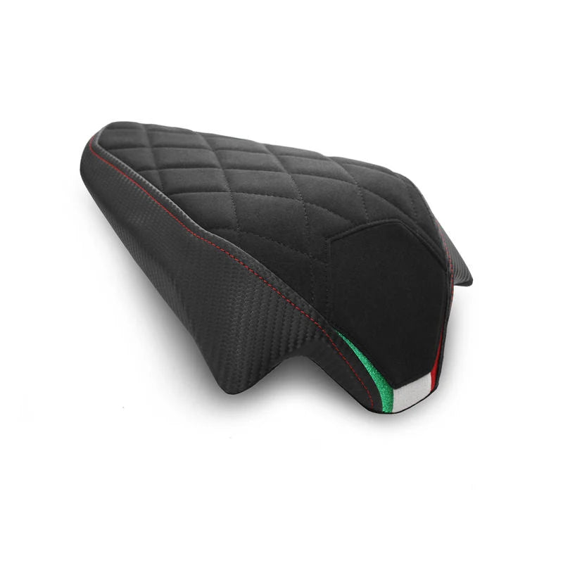 Luimoto Diamond Grezzo Seat Cover For Ducati Streetfighter V4 V4S - Passenger