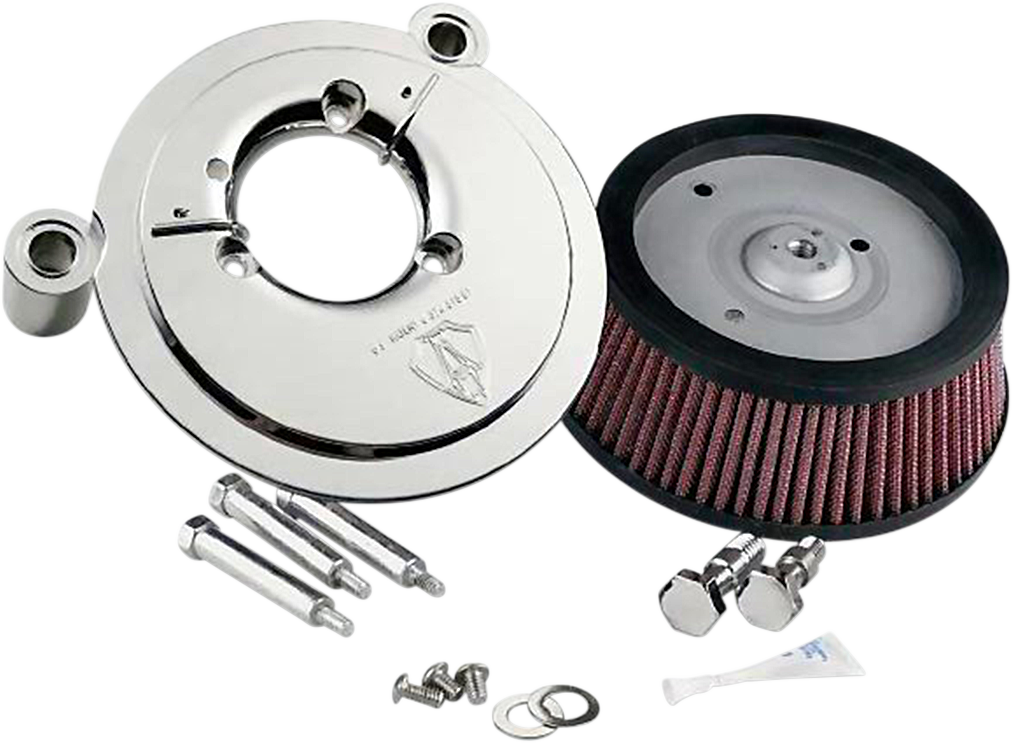 Arlen NESS Big Sucker™ Air Filter Kit - Chrome - Stage I