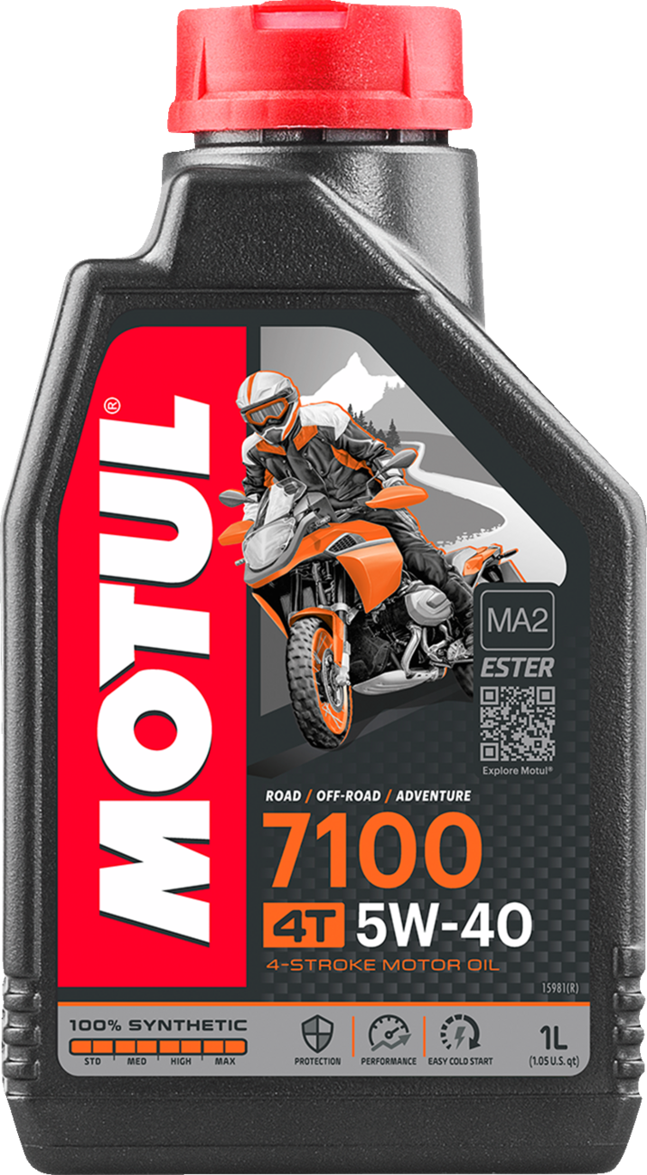 Motul 7100 4T Synthetic Oil - 5w-40 - 1L